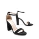 thumbnail image 3 of Sandalias de Tacón Alto Chunky para Mujer DREAM PAIRS en Ante Negro Talla 11, 3 of 8