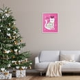 thumbnail image 2 of Stupell Industries Meowy Christmas Cat Pun Animals Painting White Framed Art Print Wall Art, 24 x 30, 2 of 8