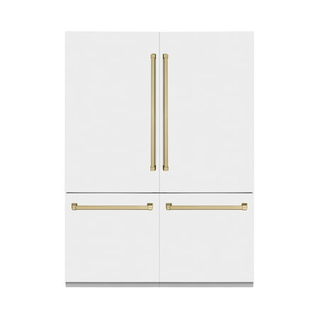 ZLINE KITCHEN AND BATH RBIVZWM60CB french door built in refrigerator