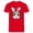 Red, variant on BUWTTER Men's Easter Day Shirts Short Sleeve Crew Neck Tops Funny Rabbit Graphic Tees Black L
