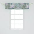 thumbnail image 2 of Roses Window Valance, Blurry Style Abstract Flowers Watercolor Painting Style Pattern Print, Curtain Valance for Kitchen Bedroom with Rod Pocket, 54" X 18", Mint Green Lilac and Grey, by Ambesonne, 2 of 2