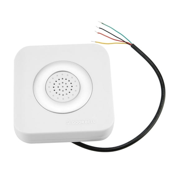 GJX 12V Wired Doorbell System, No Battery Needed, Easy Install, Loud 90dB For Home Security