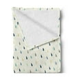 thumbnail image 2 of Abstract Soft Flannel Fleece Blanket, Saturated Spherical Teardrop Shaped Rain Water Drops Particles Design Fusion Image, Cozy Plush for Indoor and Outdoor Use, 50" x 70", Multicolor, by Ambesonne, 2 of 5