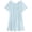 Blue, variant on Yuncity Nightgowns For Women Ladies Fashion Loose Cute Solid Color Pajamas Home Dress Cotton Nightdress Sleep Shirts Pjs Sleepwear Soft S-Xl