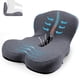 thumbnail image 1 of Cojín de Espalda y de Silla Combinado, Cojin para Coxis y Soporte Lumbar de Espuma Memoria, Almohada Lumbar Kit Ergonómica, Aliviar La Ciática, con Funda Lavable, para Auto, Oficina, Hogar, 1 of 9