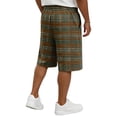 thumbnail image 5 of Resicozy Plaid Shorts Men Casual Classic Fit Elastic Waist Bermuda Short Straight Leg Loose Y2k Lounge Shorts with Pockets Green 4XL, 5 of 5
