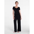 thumbnail image 3 of Joyspun Women’s Modal Blend Ribbed Henley Sleep Top, Sizes XS-3X, 3 of 6