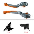 thumbnail image 2 of Levier d'Embrayage de Frein Réglable et Extensible pour Trident 2022 Bobber 17-19 Tiger 800 Orange, 2 of 10