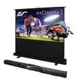 thumbnail image 4 of Elite Screens ezCinema 2, 84" Diagonal, 16:9, Floor Pull-Up Portable Projector Screen, 4 of 7