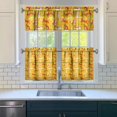 thumbnail image 3 of Kitchen Curtains 24 Inch Short - 3 Panel Set with Cute Cat Paw Pattern, Rod Pocket Window Curtain, 100% Polyester for Pet Lovers Farmhouse, Cafe, Kitchen, Bedroom, Easy Wash, 3 of 6