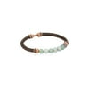 Alex and Ani Fluorite Gemstone Mesh Accent Cuff Antique Rose Gold - A19CFGEM03RAR