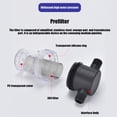 thumbnail image 4 of Water Pipe Irrigation Filter Household Water Purification Filter Purification Filter Transparent Mesh Pipeline Pre-filter Strainer, 4 of 9