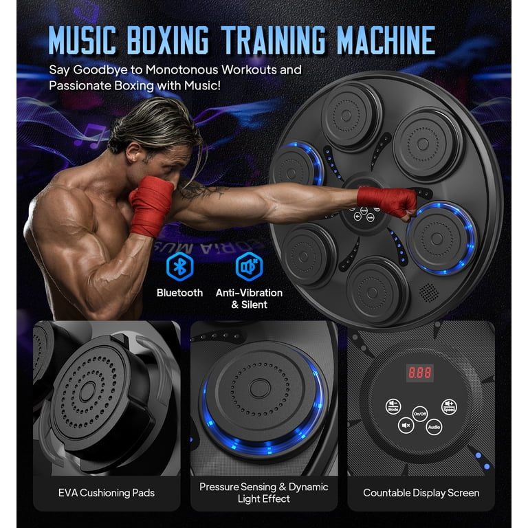 bluetooth boxing trainer machine with lights