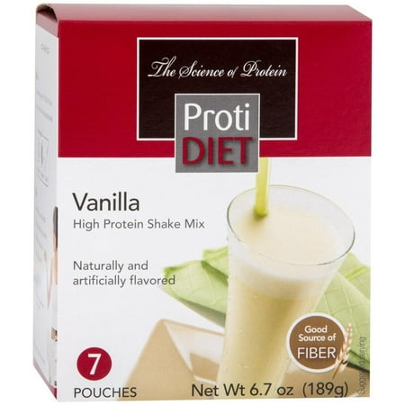 ProtiDiet - Vanilla Shake Mix (7/Box) (What's The Best Protein Shake For Muscle Gain)