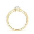 thumbnail image 2 of ANGARA Natural Solitaire Diamond Celtic Knot Ring in 14K Yellow Gold for Women (Size-5mm| Color-H| Clarity-SI2) | April Birthstone, Anniversary, Jewelry Gift for Women | Natural Diamond Ring, 2 of 9