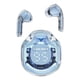 thumbnail image 1 of Auriculares in-ear inalámbricos Acefast T8 Cristal IPX4 T8 celeste con luz LED, 1 of 8