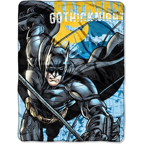 Batman The Dark Knight Rises 46x60 inch Micro Raschel Plush Throw