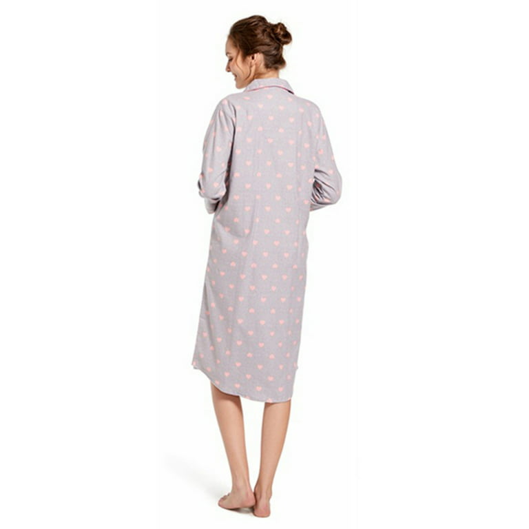 Final Sale* Women's Recovery Nightgown with Snap Closures - Size L