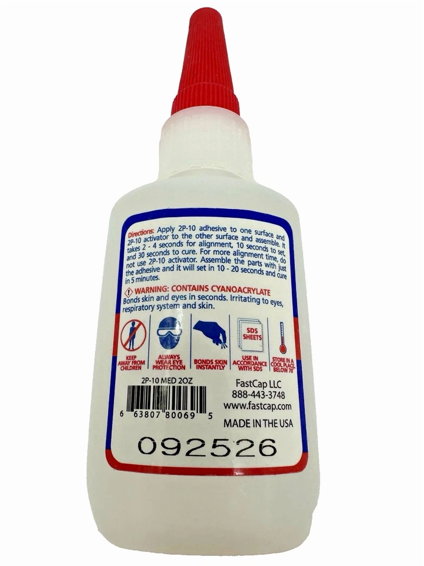 CRESTIN- New Fastcap 2P-10 Professional Medium Wood Adhesive Glue, 2 Oz, 80069