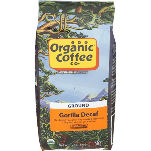 Organic Coffee Company Ground Decaf Coffee 12 oz (Pack Of 2)