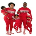 thumbnail image 1 of Ensemble de Pyjamas de Noël Famille Tenue Parent-Enfant Costume Pyjama à Manches Longues Ensemble de Pyjamas Vêtements de Nuit Tenue d'Intérieur Vêtements, 1 of 6