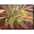 thumbnail image 2 of Outdoor Living and Style Green and Yellow Sundown Outdoor Canvas Rectangular Wall Art Decor 40" x, 2 of 2