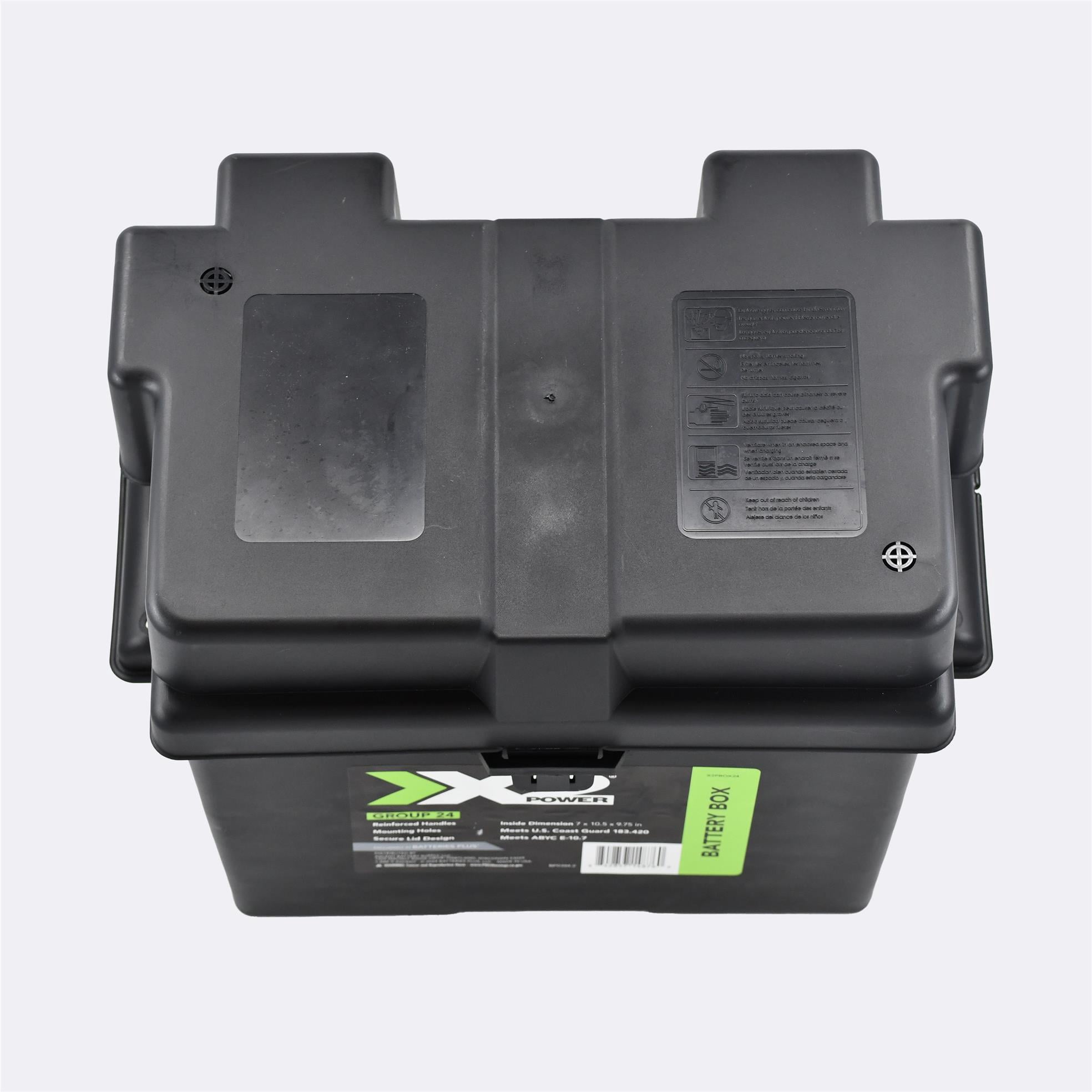 Battery Box LM130/12AH for two 12AH Batteries Plus 2 x 12V 12AH Batteries