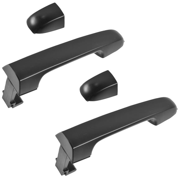 TRQ Rear Exterior Outside Door Handle Driver Passenger Pair for Elantra DHA33129