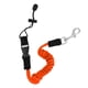 thumbnail image 2 of Correa de kayak de lujo de 140 cm/52 pulgadas con mosquetón giratorio y caña de pescar naranja, 2 of 9