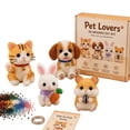 thumbnail image 6 of Tiny 3D Beaded Animal DIY Kit, Bead Embroidery Kit for Beginners, Animals Themed Beadwork Craft Set for Adults and Kids, 6 of 6