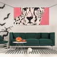 thumbnail image 2 of Salouo Pink Cheetah Art Pattern Holiday Banner Outside Party Decoration Banner (1PC) Festival Supplies Fit for Birthday Parties & Celebrations & Chrismas-Small, 2 of 8