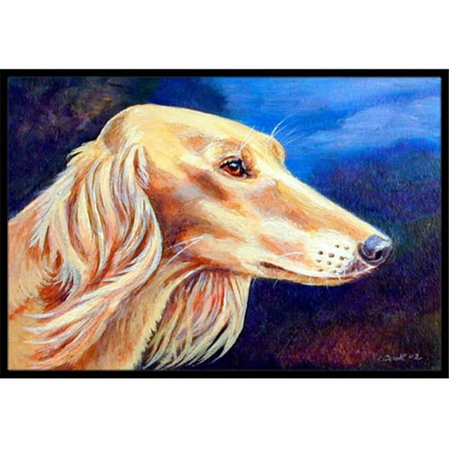 Carolines Treasures 7124MAT Tapis Intérieur Extérieur 18 x 27 Po. Saluki