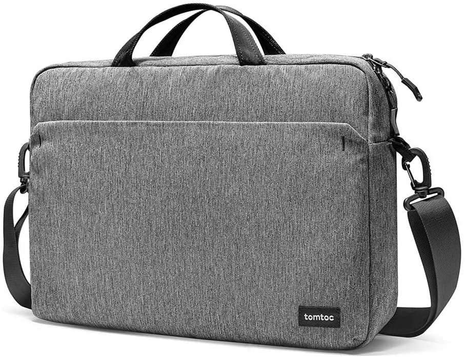 tomtoc 15 inch laptop shoulder bag
