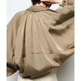 thumbnail image 4 of Chaqueta Talakeno Puffed Bomber para mujer, color caqui, talla M, 4 of 7