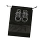 thumbnail image 5 of Bolsa de Zapatos de Viaje Bolsas de Lavandería con Cordón No Tejido Bolsa de Accesorios para Zapatos Ligera para Clase de Yoga, Correr, Bailar, Ejerci Negro 32x44cm Macarena Bolsa con cordón, 5 of 8