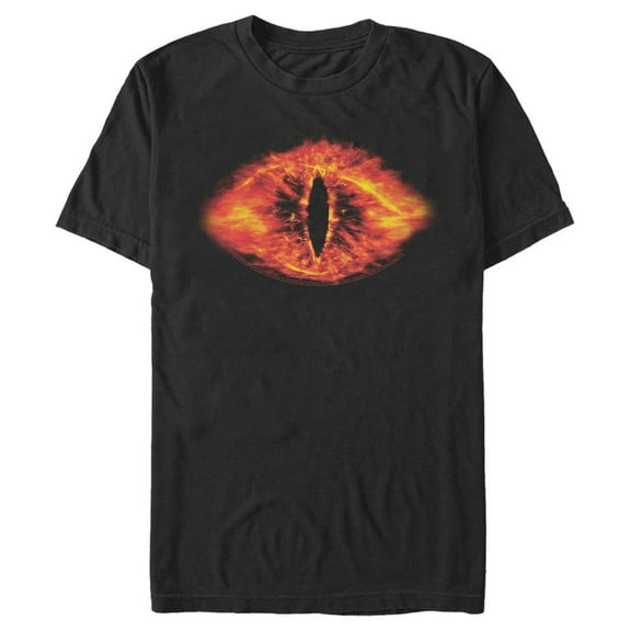 Men's The Lord of the Rings Fellowship of the Ring Eye of Sauron  Graphic Tee Black Medium
