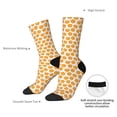thumbnail image 4 of KLL Ping-Pong Table Tennis Racket Print Cool Socks Men's Women's Crew Socks Funny Crazy Novelty Stockings, 4 of 6