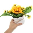 thumbnail image 5 of FRCOLOR Potted Artificial Flowers Potted Sunflower Fake Flowers Plants Artificial Sunflower Greenery Potted Plants Artificial Potted Plants Flowers, 5 of 8