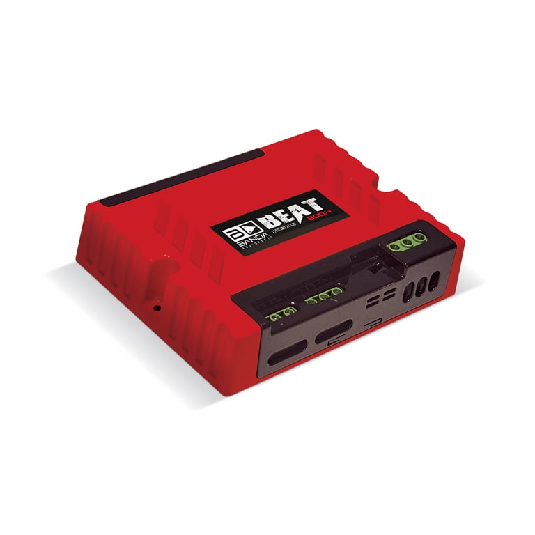 Banda BEAT800.42RED Beat 800w X 4ch 2ohm Car Amp (red) - Walmart.com
