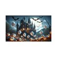 thumbnail image 1 of 480*210 Cm Pancarta Para Puerta De Garaje Exterior Gran Cubierta Decorativa Para Puerta De Halloween Decoración Para Fiestas Puerta De Garaje Exterior Pared De La Casa Z1, 1 of 4