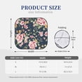 thumbnail image 4 of Yiaed Vintage Floral Print Car Front Windshield Sun Shade,Foldable Anti-UV Car Sunshade for Front Window for Most Vehicles-Small, 4 of 5