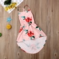 thumbnail image 6 of Douhoow 2-6Y Toddler Baby Girls Pink Flower Dress Summer Irregular Backless Dress Sundress, 6 of 9