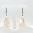thumbnail image 2 of RARE! Spectacular Large South Sea Keshi Pearl Drop Earrings in 14K White Gold, 2 of 10