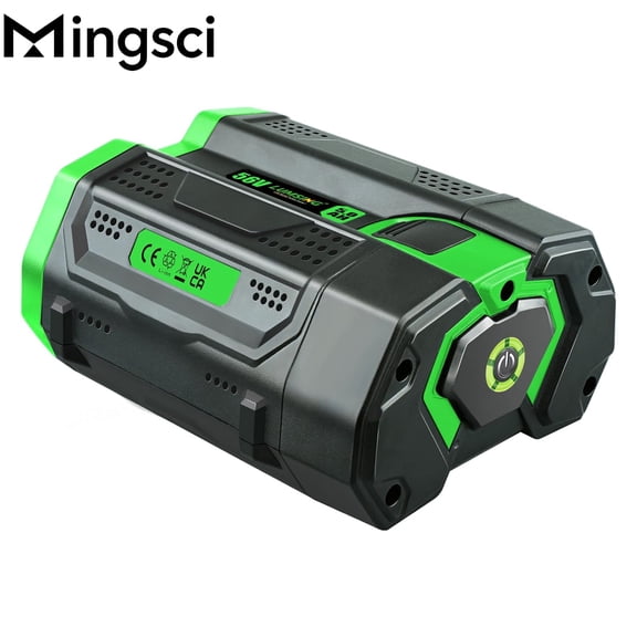 Mingsci 5.0Ah Replacement for Ego 56V Lithium Battery BA2800T BA2800 EGL1828 5000mah with Fuel Gauge, Compatible with Ego Power Tools