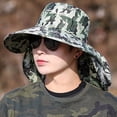 thumbnail image 6 of Yuedong Summer Outdoor Hiking Hat Wide Brim Man Breathable Mesh Sport Hiking Running Cap Beach Hats Camouflage Sun UV Protection Sun Shade Hat, 6 of 18