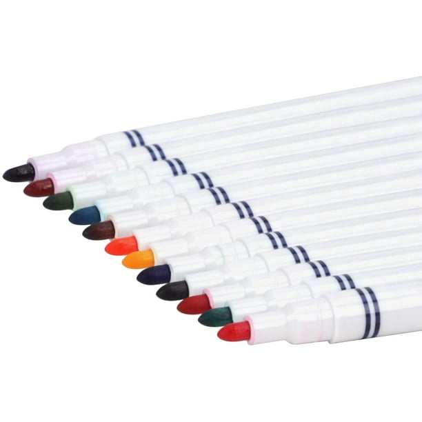 7 x Fabric Marker Pens Set. Permanent on Clothing Textiles Dye T-Shirt  Shoes etc