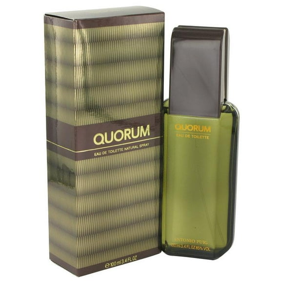 AQUA QUORUM by Antonio Puig Eau De Toilette Spray 3.4 oz (Men) 100ml