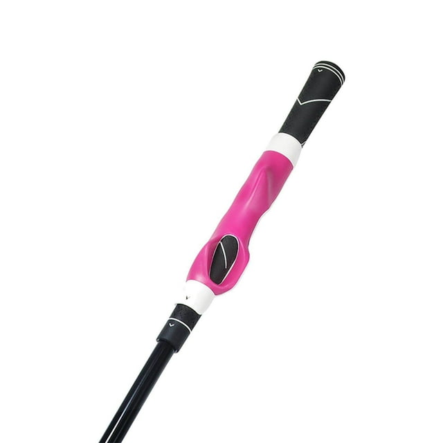 pitrice Golf Swing Trainer Training Aid Anti Slip Man Woman Golf Swing Training Grip Rose Red