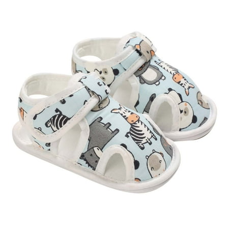 

AnuirheiH Toddler Baby Girls And Boys Cute Sandals Printed Soft Sole Children Sandals Sale on Clearance