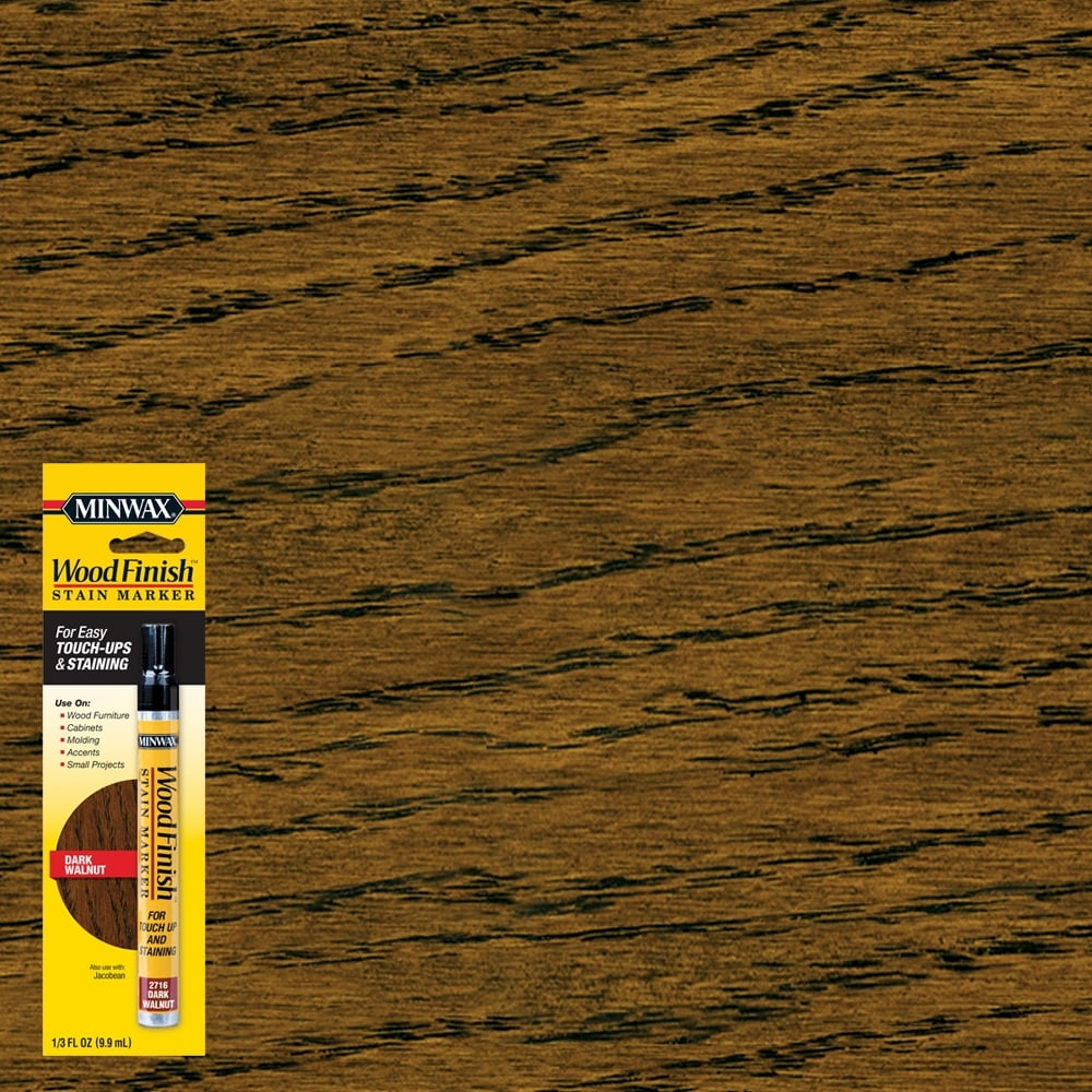 Minwax Wood Finish Stain Marker, Dark Walnut, .33 oz.